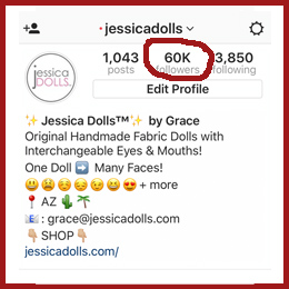 Jessica Dolls™ Instagram Account