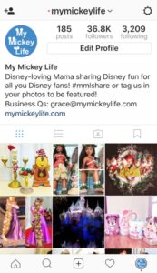 My Mickey Life Instagram Account