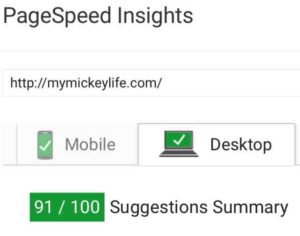 Final Site Speed Score for Case Study