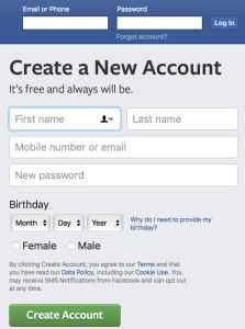 Facebook Personal Account Login
