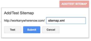 Search Console Add Sitemap