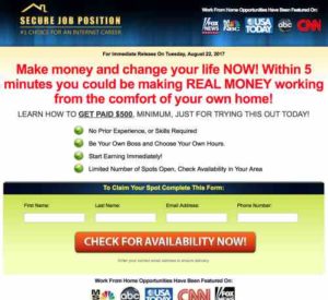 Home Profit System Redirects To Another Site