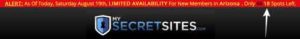 My Secret Sites Limited Availability
