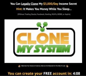 Clone My System Sales Video
