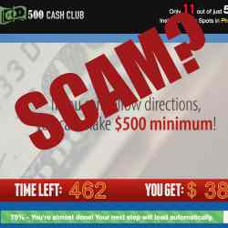 is $500 Cash Club a scam?