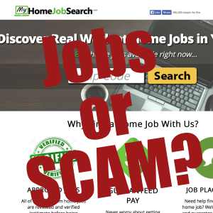 Is My Home Job Search A Scam