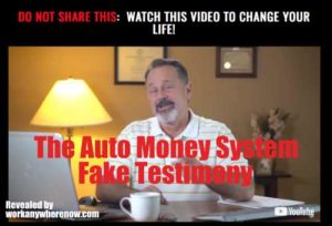 The Auto Money System Fake Testimony