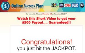 Online Success Plan Sales Video