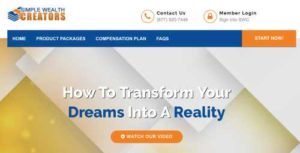Simple Wealth Creators home page