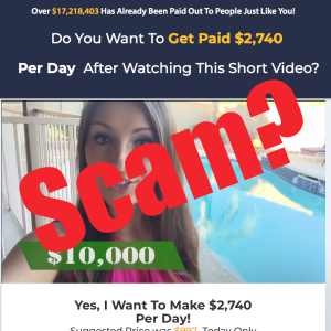 is Secret Millionaires a scam