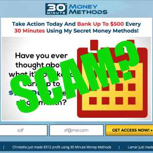 is 30 Minute Money Methods a scam
