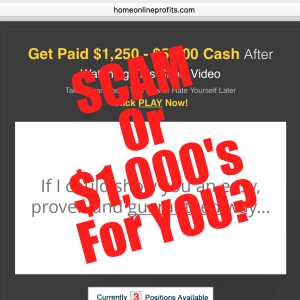 is Home Online Profits a scam