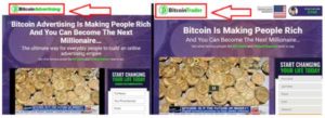 Bitcoin Advertising is really the old Bitcoin Trader