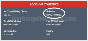 CoinBulb Account Balance
