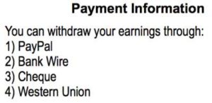 Coin 4 Job Payout options
