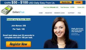 Dollars True Home Page
