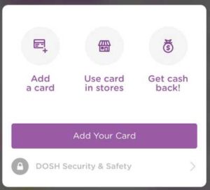 Dosh App 3 steps to In Store Shopping