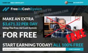 Free Ad Cash System Fake Testimonial 1