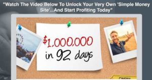 Simple Money Sites Lures with Millionaire in 92 days