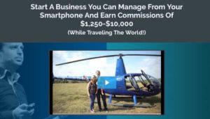 Mobile Success Training sales video, home page