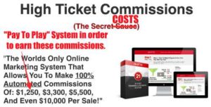 High Ticket Wealth System has very high costs, pay to play system