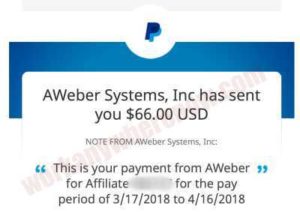 Income Proof - Aweber