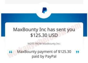 Income Proof - MaxBounty