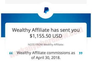 Income Proof - Wealthy Affiliate