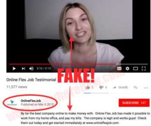 Online Flex Job Fake Testimonies 3
