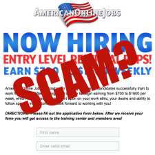 is American Online Jobs a scam