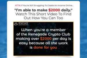 Renegade Crypto Club sales video