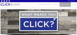 Clickbank Home page
